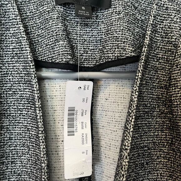 J.Crew NWT 365 Boucle Tweed Cropped Blazer Jacket Gray Women’s Size Small - Picture 10 of 11